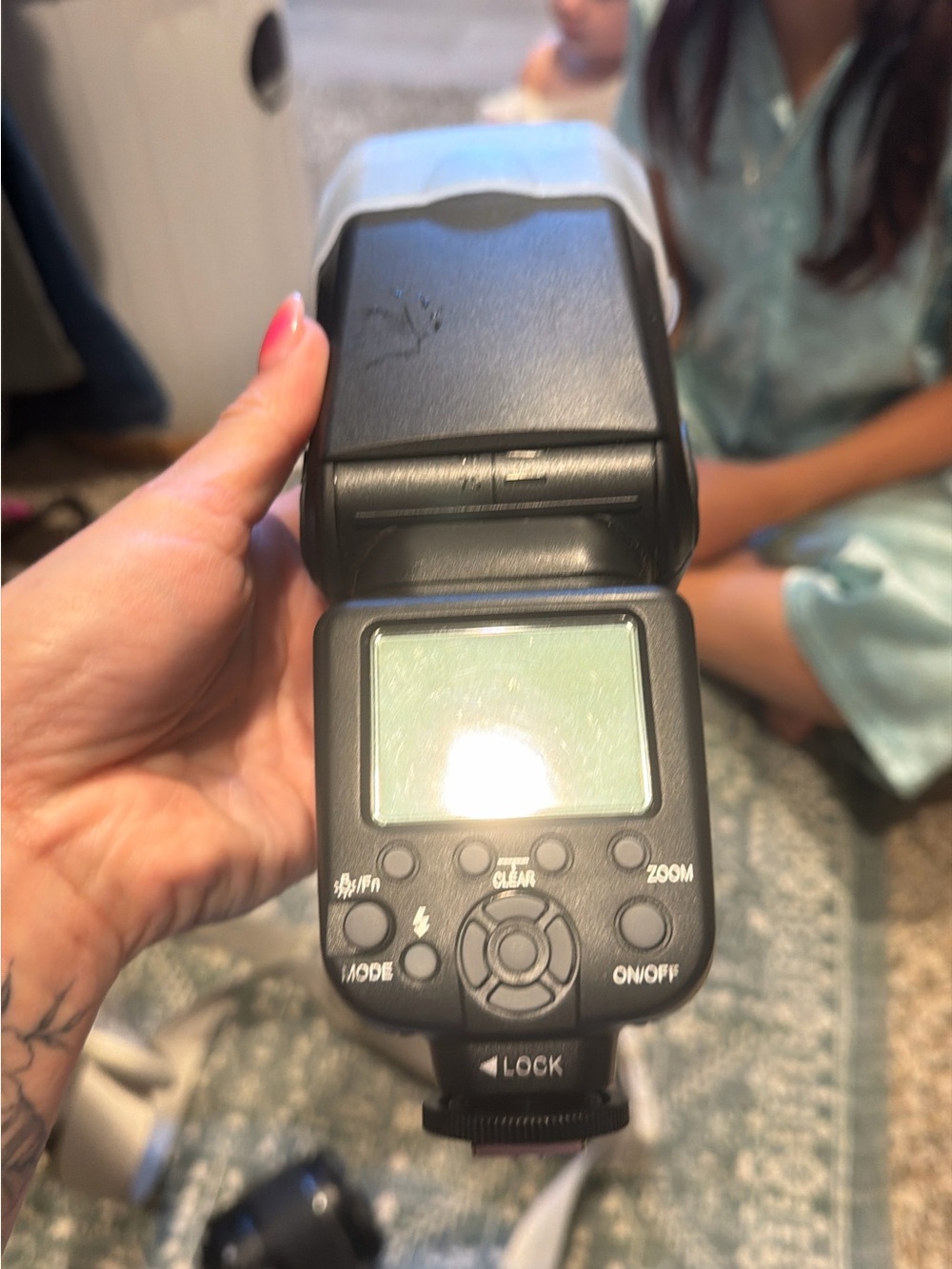 External Camera Flash Speedlight - Black